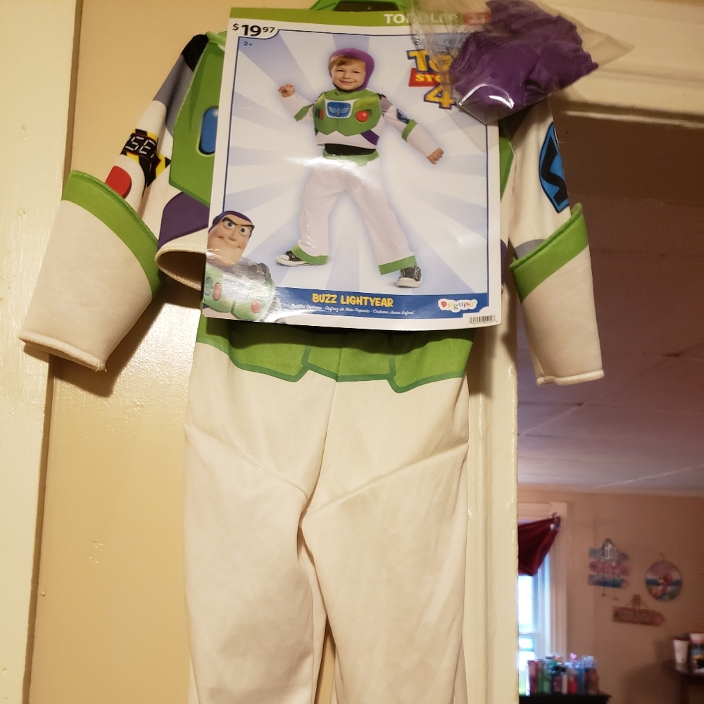 Buzz Lightyear custom size 2t with skull cap